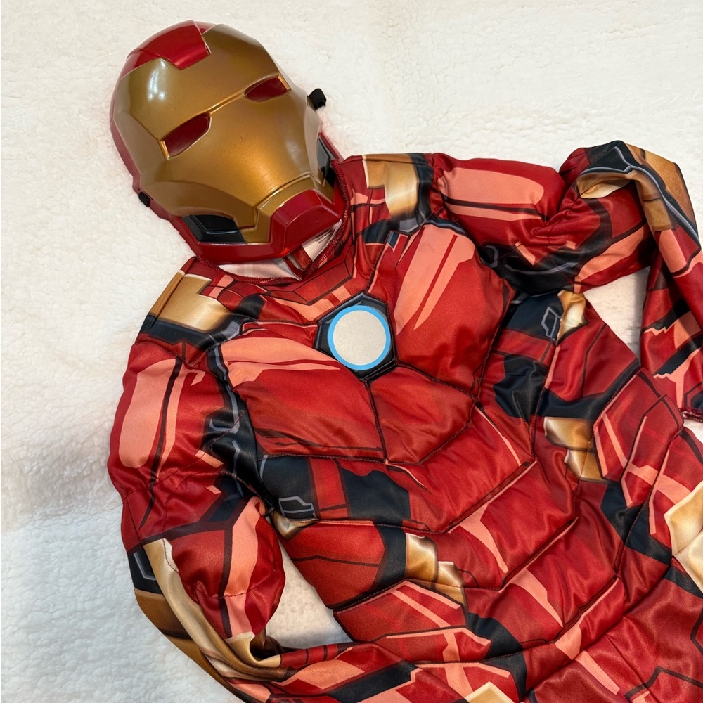 Kids Marvel Iron Man Muscle Chest Halloween Costume
